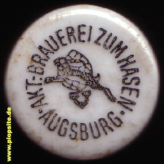 Bügelverschluss aus: Brauerei zum Hasen, Augsburg, Deutschland