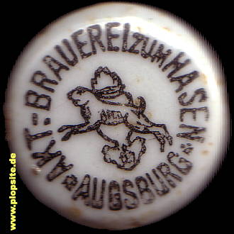 Bügelverschluss aus: Brauerei zum Hasen, Augsburg, Deutschland