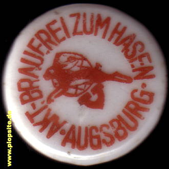 Bügelverschluss aus: Brauerei zum Hasen, Augsburg, Deutschland