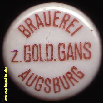 Bügelverschluss aus: Brauerei zur Goldenen Gans, Augsburg, Deutschland