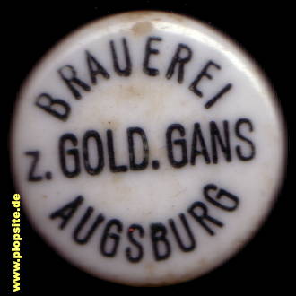 Bügelverschluss aus: Brauerei zur Goldenen Gans, Augsburg, Deutschland