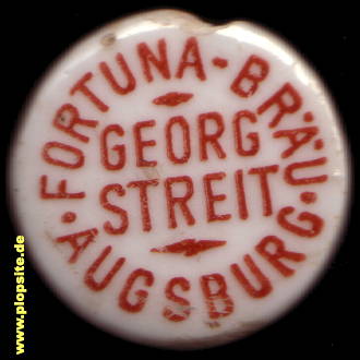 Bügelverschluss aus: Fortuna Bräu, Georg Streit , Augsburg, Deutschland