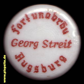Bügelverschluss aus: Fortunabräu, Georg Streit, Augsburg, Deutschland
