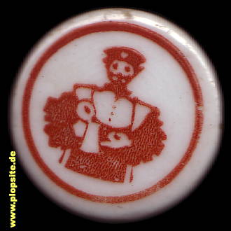 Picture of a ceramic Hutter stopper from: Bürgerbräu, Göggingen, Germany