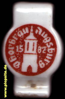 Picture of a ceramic Hutter stopper from: Hofbräu, Augsburg, Germany