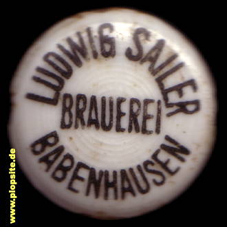 Bügelverschluss aus: Brauerei Sailer, Babenhausen / Schwaben, Deutschland