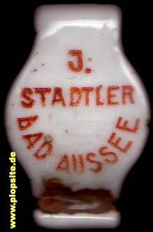 Picture of a ceramic Hutter stopper from: Bad Aussee, Stadtler,  AT, unbekannt, Austria