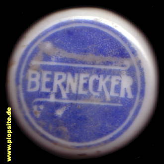 Picture of a ceramic Hutter stopper from: Brauerei, Bad Berneck, Germany