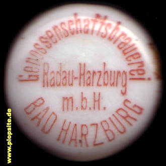 Bügelverschluss aus: Genossenschaftsbrauerei Radau Harzburg mbH, Bad Harzburg, Deutschland