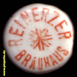 Bügelverschluss aus: Reinerzer Brauhaus, O. Rübartsch, Bad Reinerz, Duszniki-Zdrój, Polen