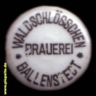 Bügelverschluss aus: Waldschlößchen Brauerei, Ballenstedt, Deutschland
