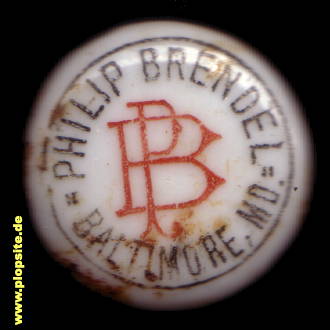 Obraz porcelany z: Baltimore, MD, Philip Brendel,  US, unbekannt, USA