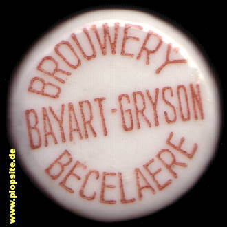 Bügelverschluss aus: Brouwery Bayart Gryson, Becelaere, Beselare, Belgien