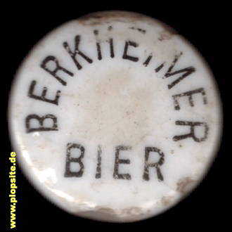 Picture of a ceramic Hutter stopper from: Berkheimer Bier, Berkheim, Germany