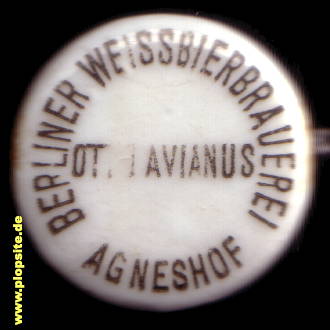 Bügelverschluss aus: Weißbierbrauerei Agneshof Avianus, Spandau, Deutschland