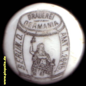 B�ügelverschluss aus: Brauerei Germania Lagerhof, Friedrichshain, Deutschland