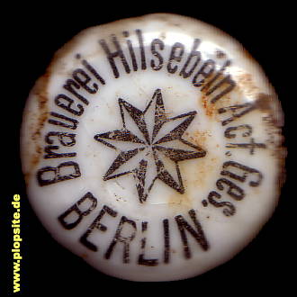 Bügelverschluss aus: Weißbierbrauerei Hilsebein Act. Ges., Friedrichshain, Deutschland