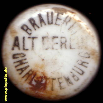 Bügelverschluss aus: Brauerei Alt Berlin, Charlottenburg, Deutschland