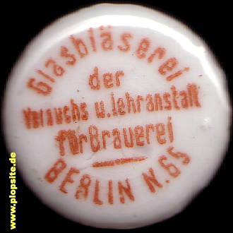 Bügelverschluss aus: Glasbläserei der Versuchs & Lehranstalt für Brauerei, Wedding, Mitte, Deutschland