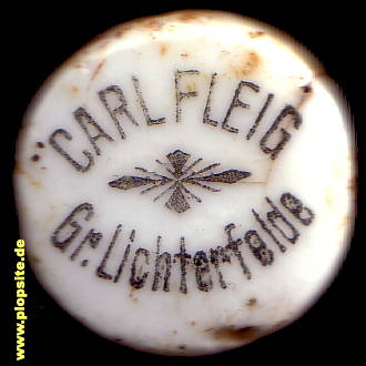 Bügelverschluss aus: Brauerei Fleig, Steglitz, Deutschland