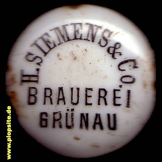 Bügelverschluss aus: Brauerei Siemens & Co., Grünau, Treptow-Köpenick, Deutschland