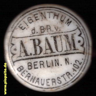 Obraz porcelany z: Residenz Brauerei Baum, Gesundbrunnen, Mitte, Niemcy