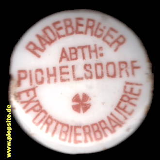 Bügelverschluss aus: Radeberger Exportbierbrauerei Abteilung, Pichelsdorf, Spandau, Deutschland
