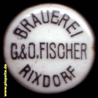 Bügelverschluss aus: Brauerei Fischer, Neukölln, Rixdorf, Deutschland