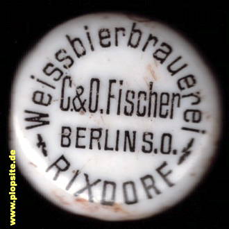 Bügelverschluss aus: Weißbierbrauerei Fischer, Rixdorf, Neukölln, Deutschland
