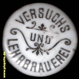 Picture of a ceramic Hutter stopper from: Versuchs & Lehrbrauerei, Wedding, Mitte, Germany