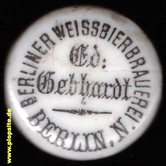 Obraz porcelany z: Weißbier Brauerei Gebhardt, Gesundbrunnen, Mitte, Niemcy