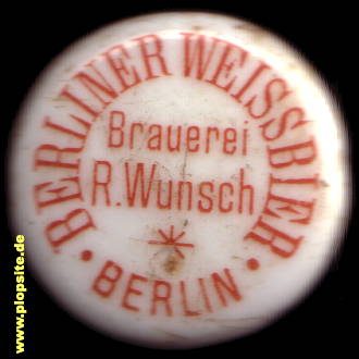 Bügelverschluss aus: Weißbier Brauerei Wunsch , Hansaviertel, Mitte, Deutschland