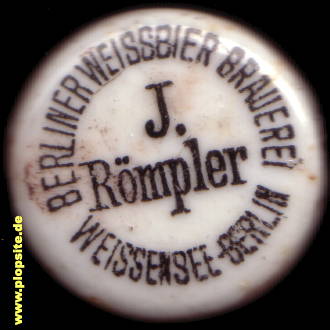 Obraz porcelany z: Weißbier Brauerei Römpler, Weißensee, Pankow, Niemcy