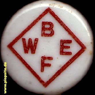 B�ügelverschluss aus: B W E F = Berliner Weißbier Einheits Flasche, Berlin, Deutschland