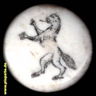 Picture of a ceramic Hutter stopper from: Biber-Bräu, Biberach / Riß, Germany
