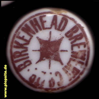 Bügelverschluss aus: Brewery Co. Ltd., Birkenhead, Großbritannien