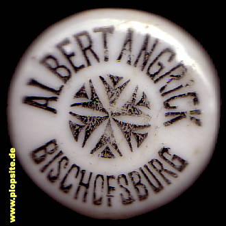 Bügelverschluss aus: Brauerei Albert Angrick, Bischofsburg, Biskupiec, Polen