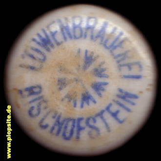 Bügelverschluss aus: Löwenbrauerei GmbH, Bischofstein, Bisztynek, Polen