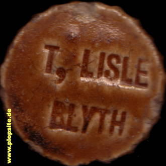 Picture of a ceramic Hutter stopper from: Blyth, T. Lisle,  GB, unbekannt, United Kingdom