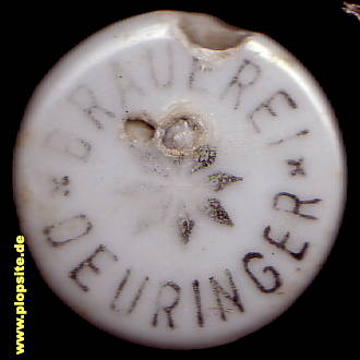 Bügelverschluss aus: Brauerei Deuringer, Bobingen, Deutschland