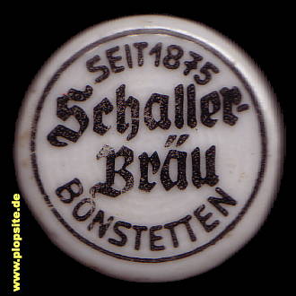 Bügelverschluss aus: Schaller Bräu, Bonstetten / Schwaben, Deutschland