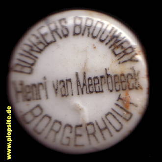 Bügelverschluss aus: Burgers Brouwery van Meerbeeck, Borgerhout, Borgerhout - lez - Anvers, Belgien