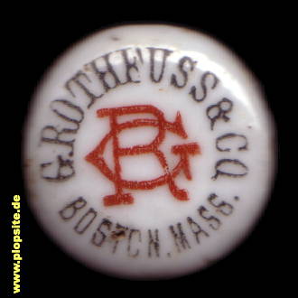 Obraz porcelany z: Boston, MA, G. Rothfuss & Co.,  US, unbekannt, USA
