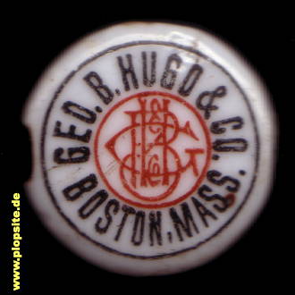 Obraz porcelany z: Boston, MA, Geo. B. Hugo & Co.,  US, unbekannt, USA