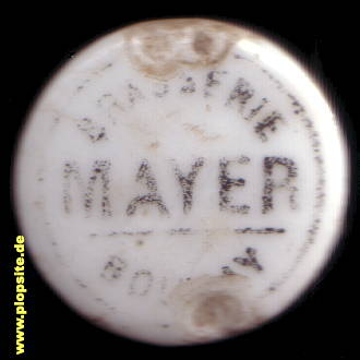 Bügelverschluss aus: Brasserie Mayer, Boulay / Moselle, Bolchen, Frankreich