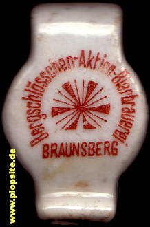 Bügelverschluss aus: Bergschlößchen-Actien-Bierbrauerei , Braunsberg, Braniewo, Polen