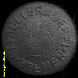 Picture of a ceramic Hutter stopper from: St. Pauli Breweries Co. Ltd., London and Bremen, Bremen, Germany