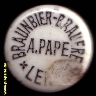 Bügelverschluss aus: Braunbierbrauerei Pape  , Bremerhaven, Deutschland