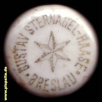 Bügelverschluss aus: Brauerei Gustav Sternagel-Haase, Brauerei zum Birnbaum, Breslau, Wrocław, Polen