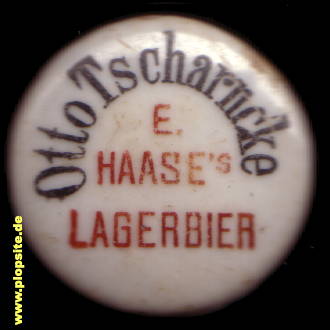 Bügelverschluss aus: Lagerbierbrauerei E. Haase, Otto Tscharncke, Breslau, Wrocław, Polen